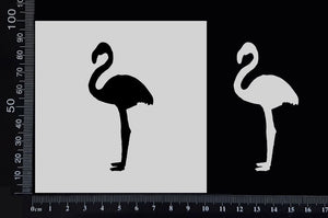 Flamingo - C - Stencil - 100mm x 100mm