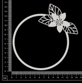 Flower Frame - White Chipboard