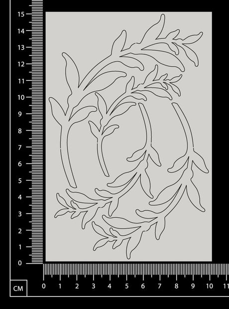 Foliage Set - A - White Chipboard