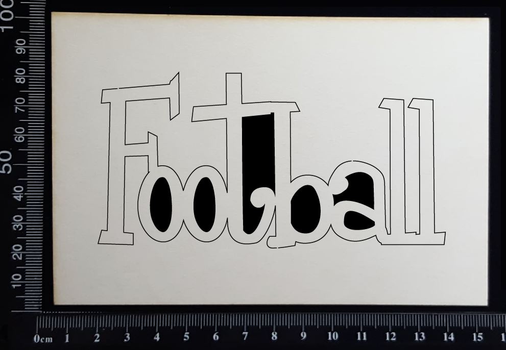 Football - A - White Chipboard