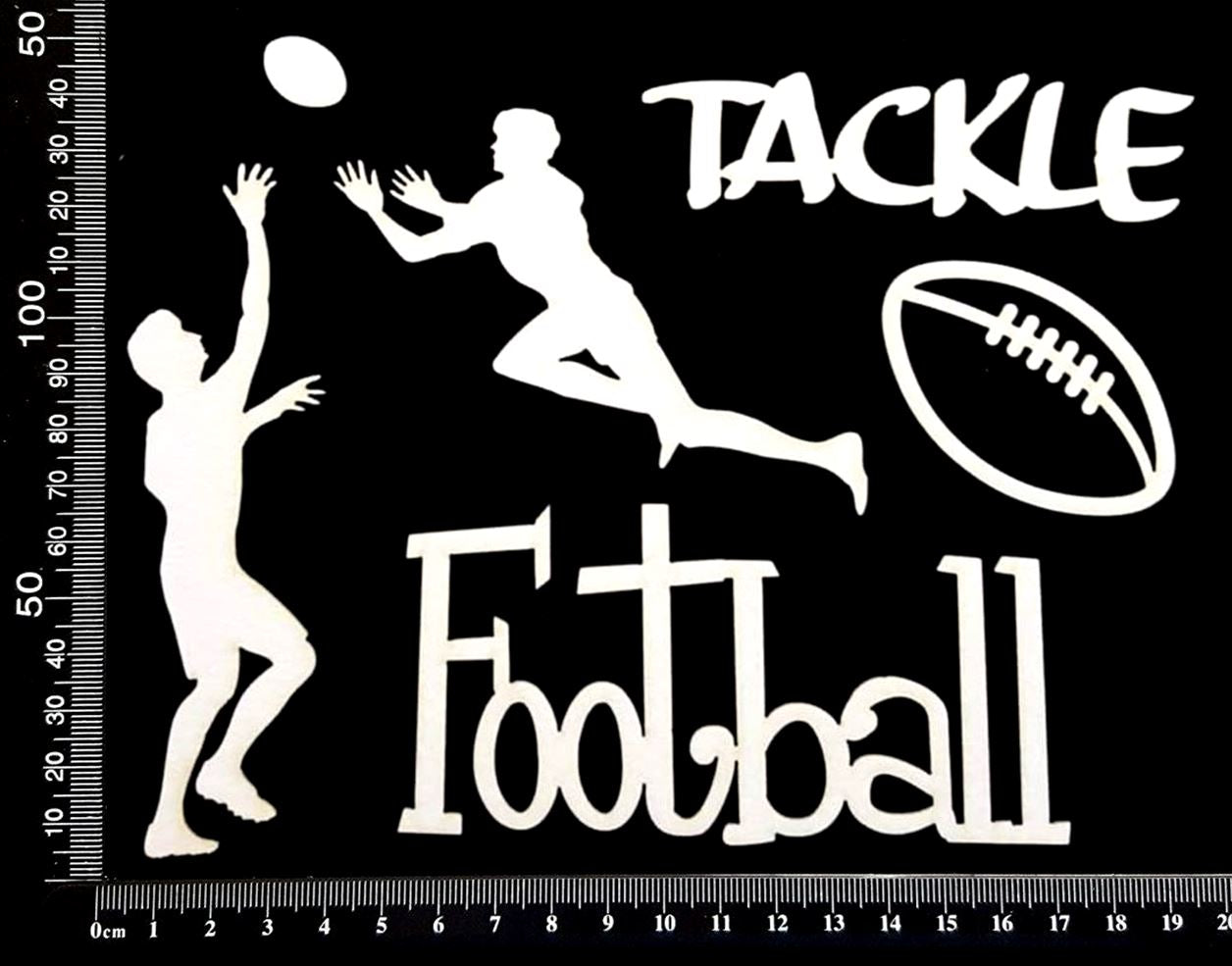 Football Elements Set - E - White Chipboard