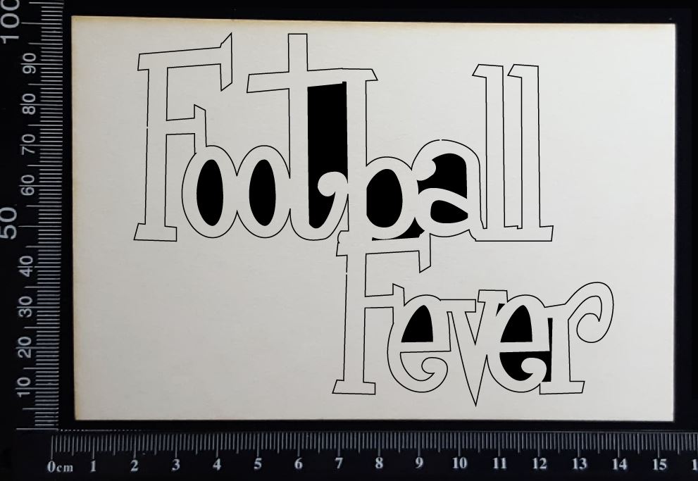 Football Fever - White Chipboard