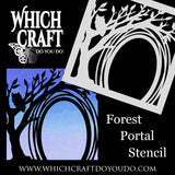 Forest Portal - Stencil - 150mm x 150mm