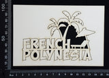 French Polynesia - A - White Chipboard