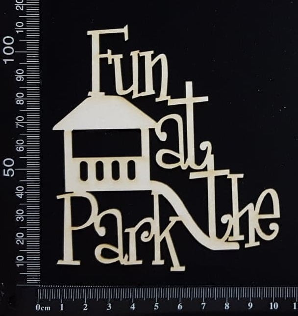 Fun at the Park - White Chipboard