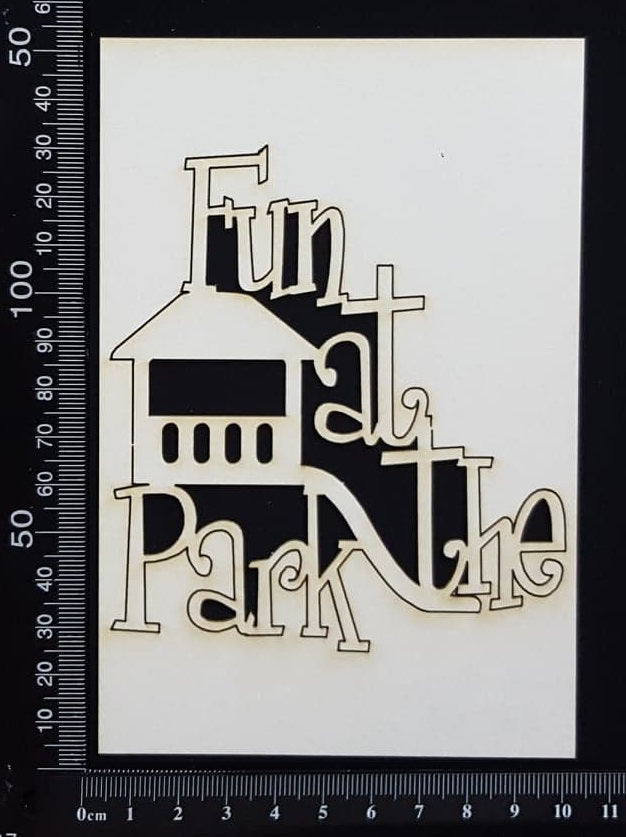 Fun at the Park - White Chipboard
