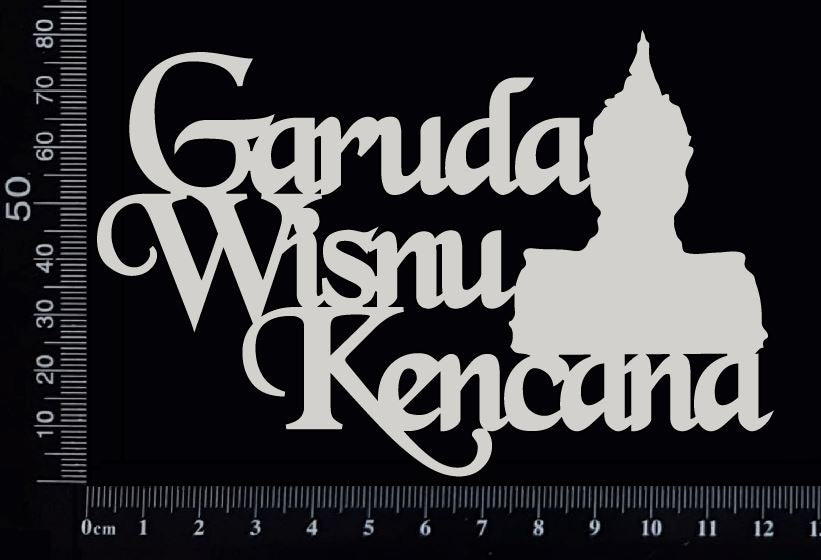 Garuda Wisnu Kencana - A - White Chipboard