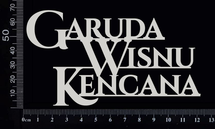 Garuda Wisnu Kencana - B - White Chipboard