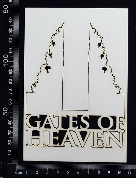 Gates of Heaven - White Chipboard