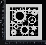 Gear Mesh - Stencil - 100mm x 100mm