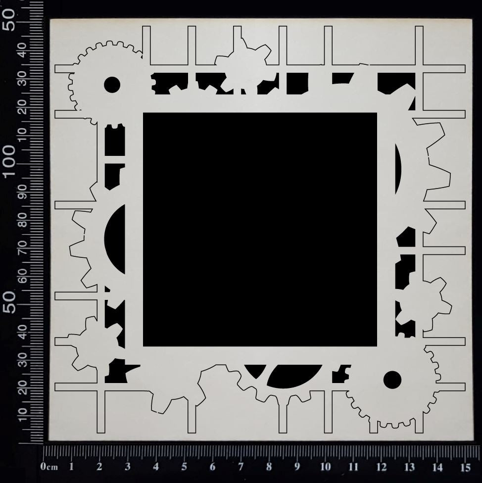 Gear Mesh Frame - White Chipboard