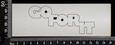 Go For It - White Chipboard