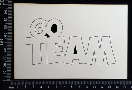 Go Team - White Chipboard