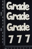Grade 7 - Set of 3 - White Chipboard