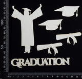 Graduation Set - A - White Chipboard