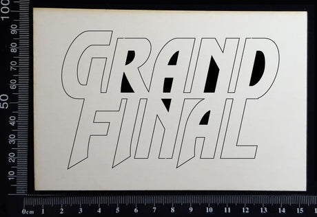 Grand Final - B - White Chipboard