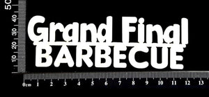 Grand Final Barbecue - A - White Chipboard