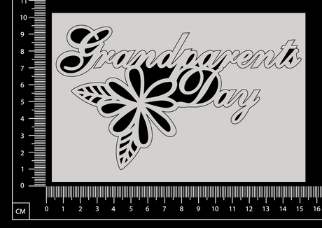 Grandparents Day - A - White Chipboard