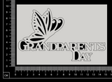 Grandparents Day - B - White Chipboard