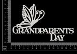 Grandparents Day - B - White Chipboard