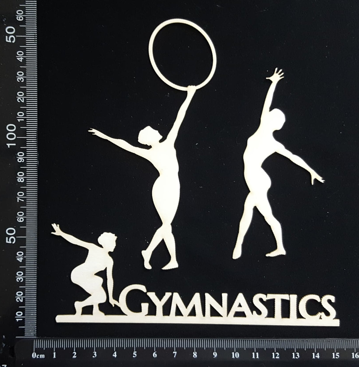 Gymnastics Set - White Chipboard