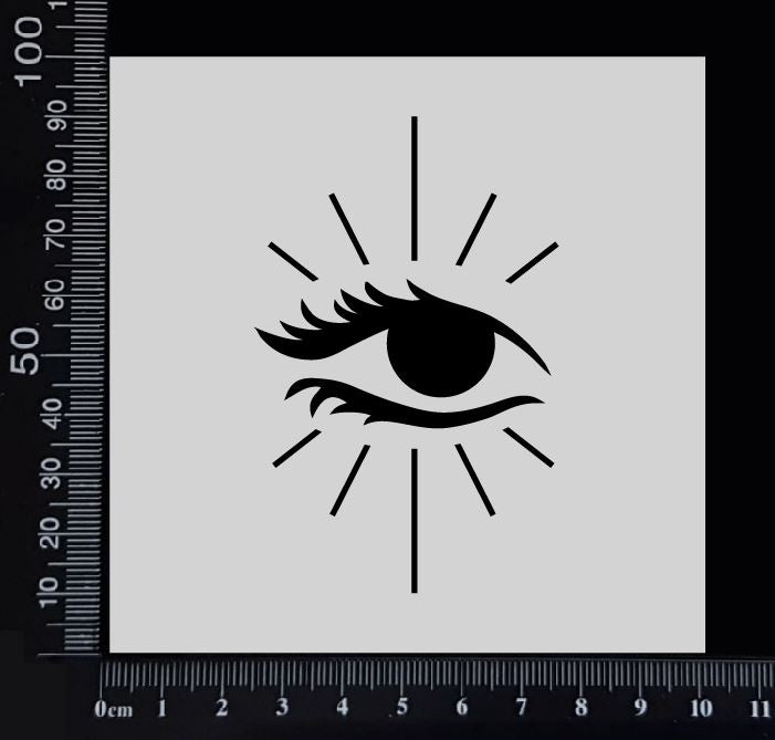 Gypsy Eye - Stencil - 100mm x 100mm