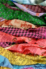 Reclaimed Printed Chiffon Sari Silk Roll