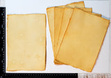 Handmade Deckled Edge Paper Pack - (HP-1004) - Set of  5 - 16.5cm x 25cm