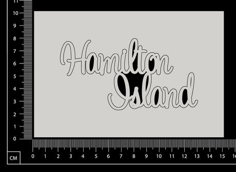 Hamilton Island - White Chipboard