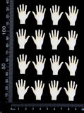 Hand Set - E - Tiny - White Chipboard