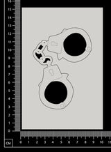 Handcuffs - White Chipboard