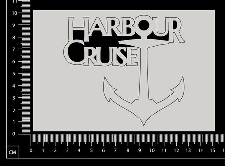 Harbour Cruise - White Chipboard