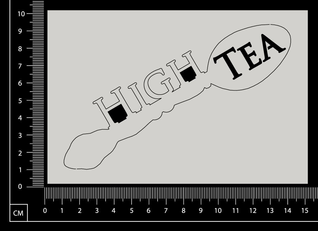 High Tea - B - White Chipboard