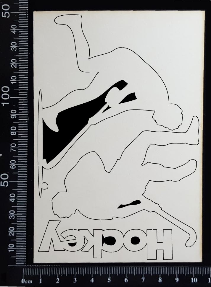 Hockey Set - Boys - White Chipboard