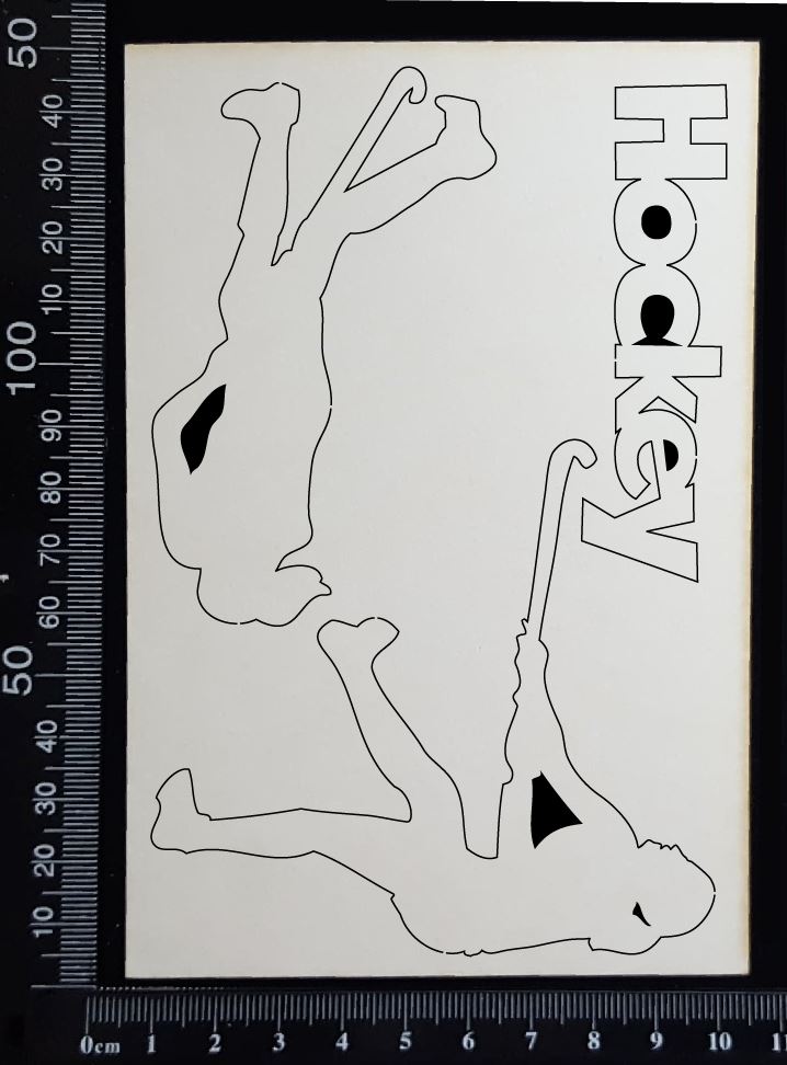 Hockey Set - Girls - White Chipboard