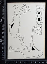 Hockey Set - Girls - White Chipboard