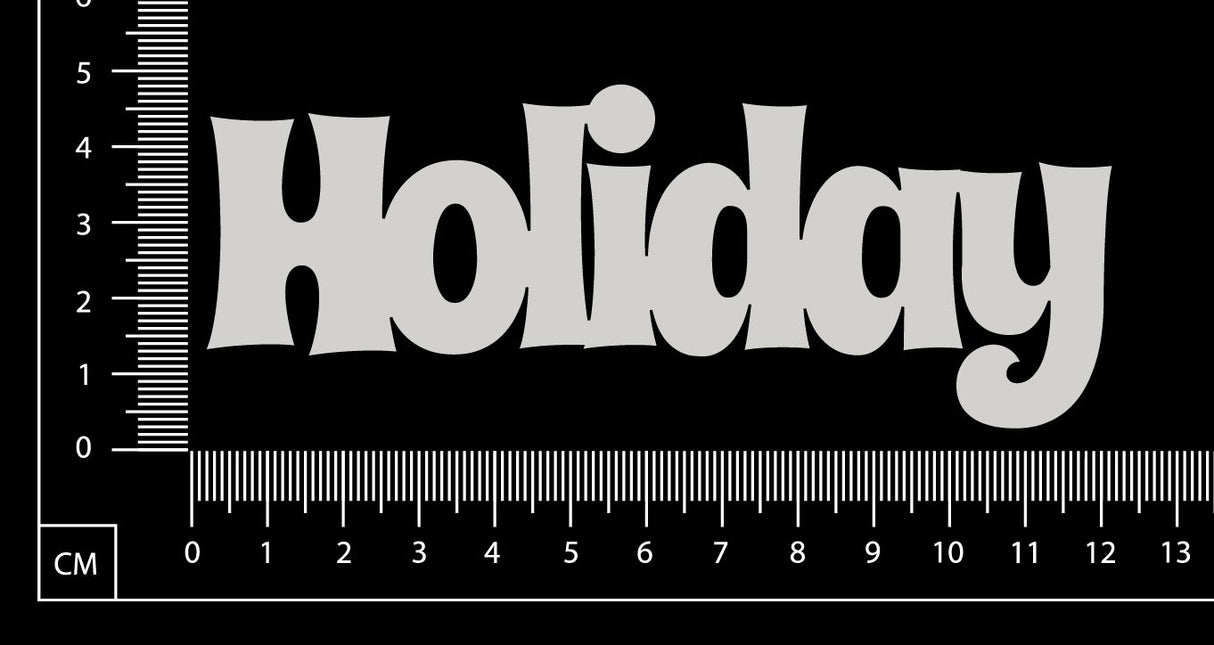 Holiday - White Chipboard