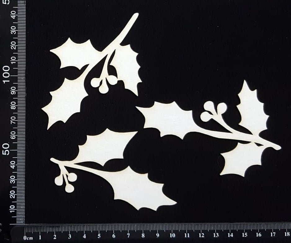 Holly Set - B - White Chipboard
