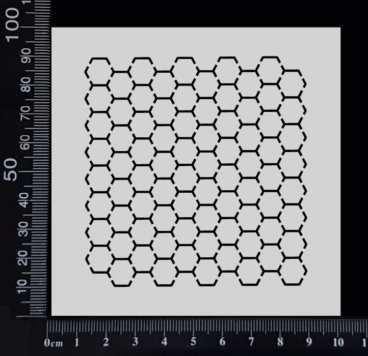 Honeycomb - Stencil - 100mm x 100mm