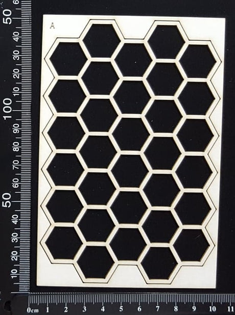 Honeycomb Mesh - A - White Chipboard