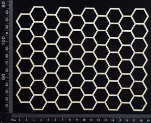 Honeycomb Mesh - B - White Chipboard