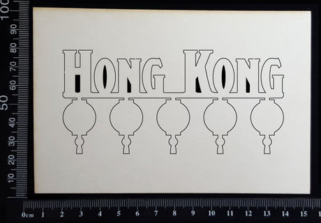 Hong Kong - B - White Chipboard