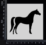 Horse - Stencil - 100mm x 100mm