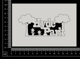 Hyde Park - White Chipboard
