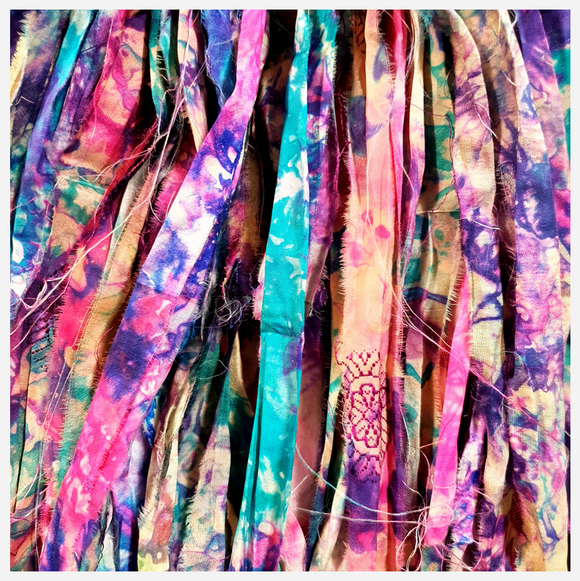 Reclaimed Sari Ribbon Hank - IK