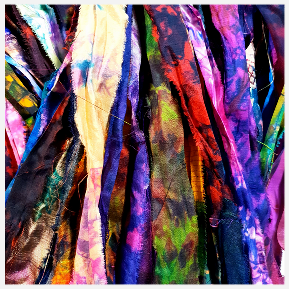 Reclaimed Sari Ribbon Hank - IN
