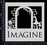 Imagine Arch - Stencil - 150mm x 150mm