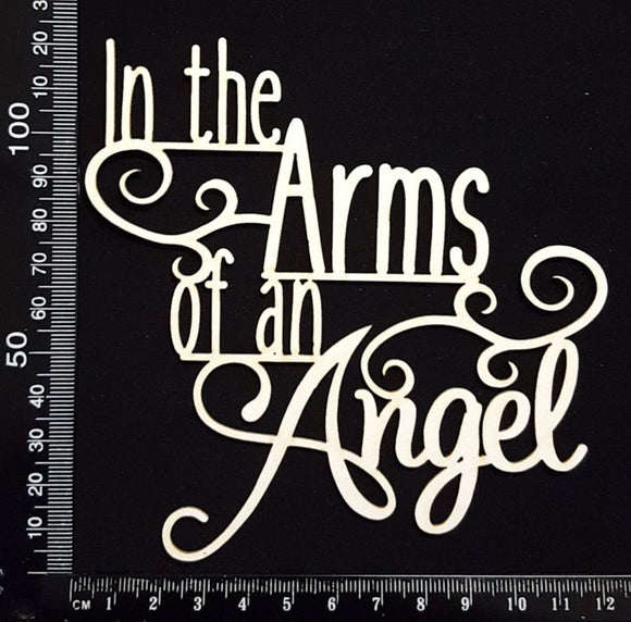 In the Arms of an Angel - White Chipboard