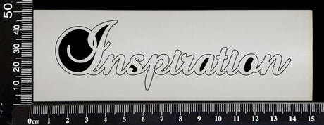 Elegant Word - Inspiration - White Chipboard