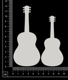Instruments Set – Guitars - A - White Chipboard